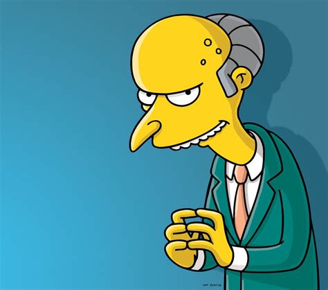 mr. burns from the simpsons